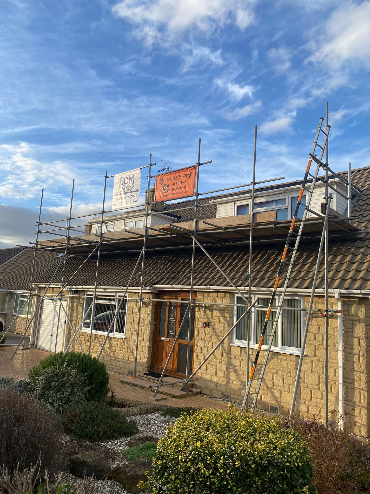 Domestic Scaffolding Services in Evesham